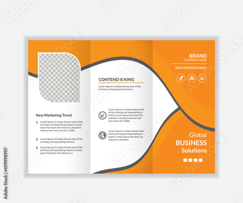 A modern and unique business brochure template
