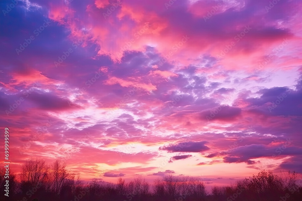 design background delicate sunset beautiful clouds sky purple pink