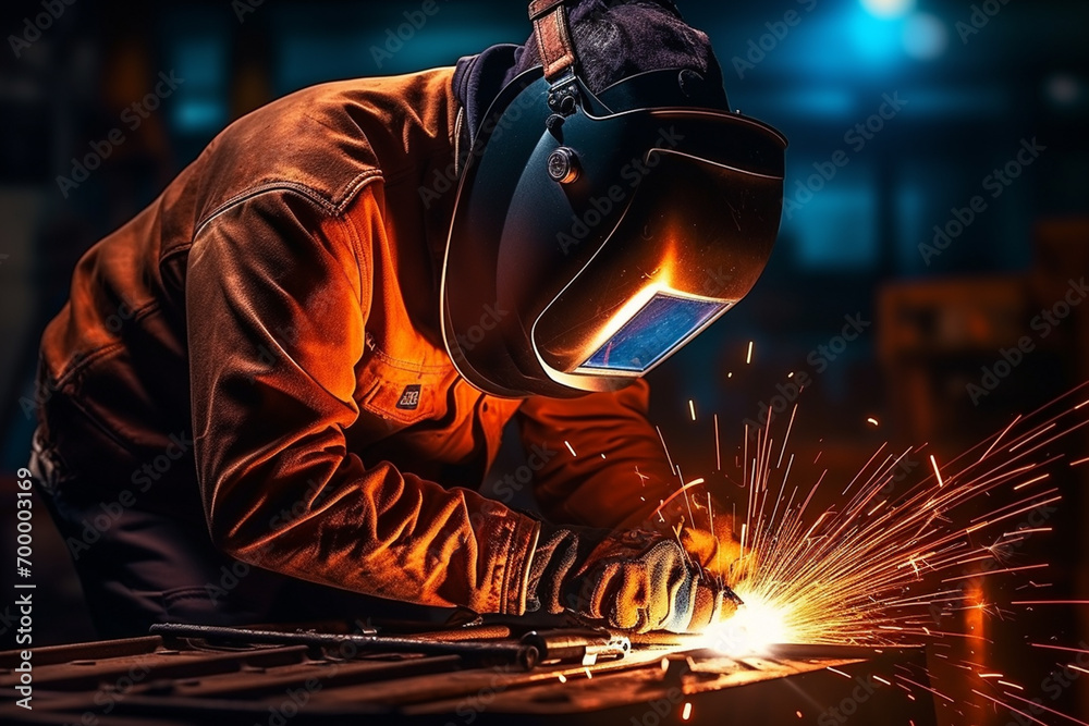 welder using welding machine bokeh style background welder using welding machine bokeh style background