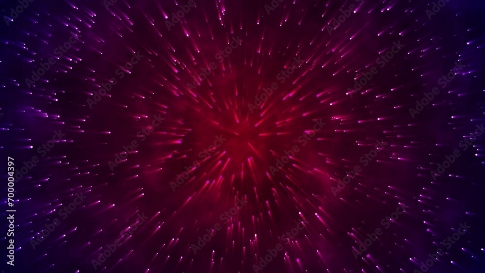 Abstract light beams animation in red and purple color around a circle center, black background animation loop, 3D Animation, 4K Abstract light beams animation in red and purple color around a circle center, black background animation loop, 3D Animation, 4K
