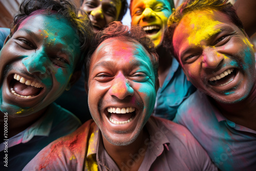 indian men smiling together diversity concept