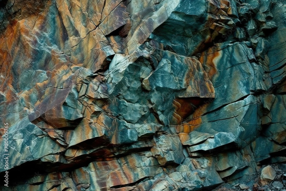 grunge wallpaper 3d granite stone green blue close surface mountain rough cliff rocky texture formation rock toned design background modern teal orange