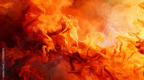 Texture painted fire flames