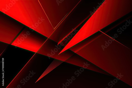 glow color red fiery shadow light triangles lines agonal gradient shape geometric effect 3d design background modern abstract red black