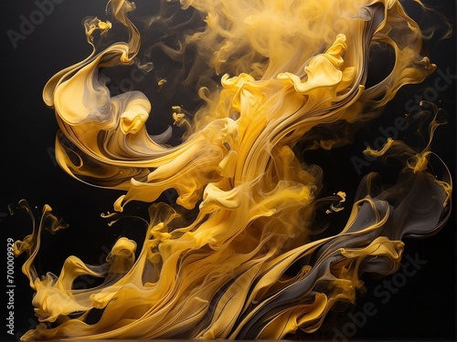 paint abstract background, smoke abstract background with Generative AI Technology photo