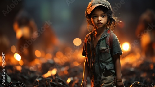 The daily grind: Illustrating the harsh realities of child labor photo