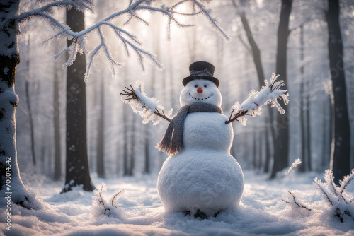 snowman, generated by artificial intelligence