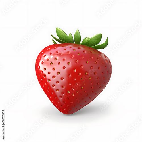 strawberry fruit 3d render