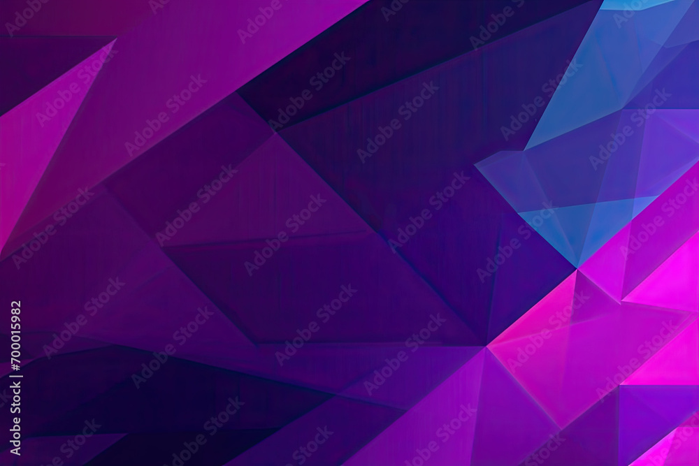 banner web colorful futuristic modern shades dark gradient color lines stripes squares triangles shapes geometric design background abstract blue violet purple pink - obrazy, fototapety, plakaty 