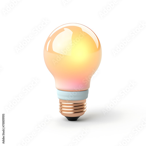 Light buld 3D render