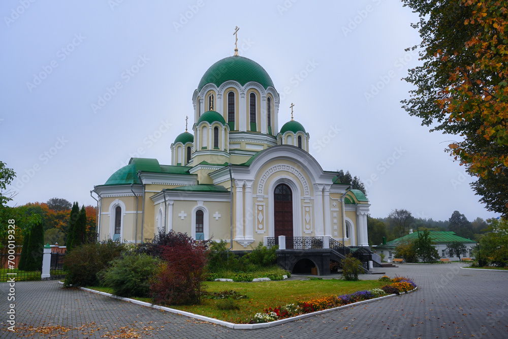 Orthodox church in Tikhonova Pustyn Monastery