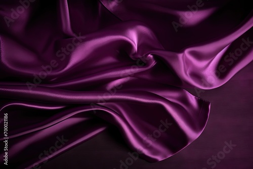 valentine day s mother birthday day s valentine christmas view top banner wide design space copy background luxury fabric shiny folds wavy soft satin silk purple