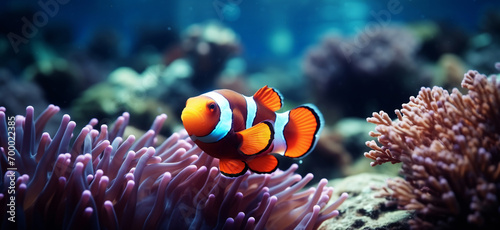 Clownfish Amidst Majestic Sea Anemones