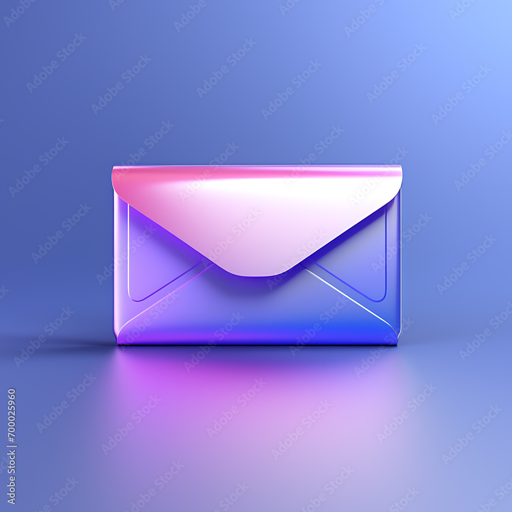 3D render email icon 3D render email icon