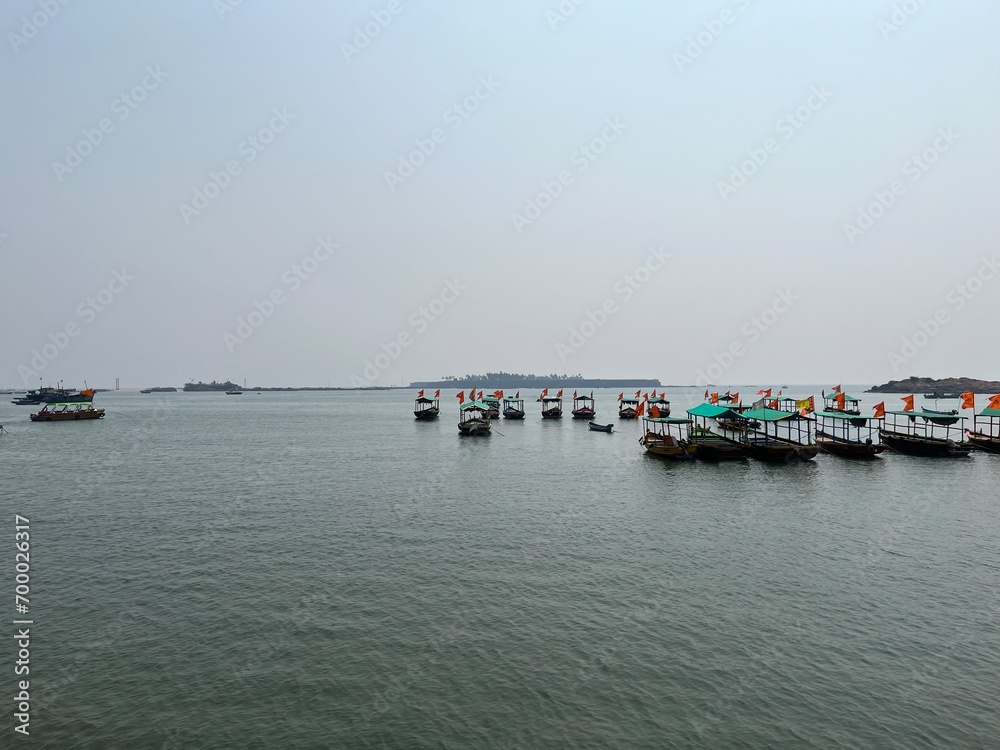 Fototapeta premium boats in the harbor