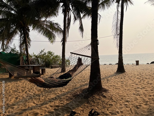 hammock on the beach