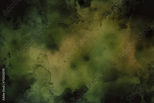 blot spot stain smudge daub grunge rty design background art color khaki olive dark watercolor abstract brown green