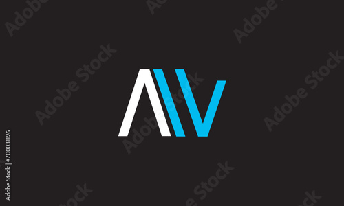 AW, WA , A , W , Abstract Letters Logo Monogram