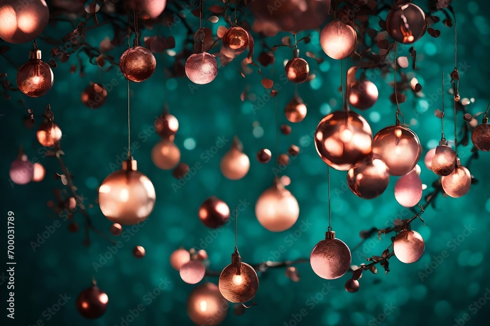 Gilded Dreamscape: Radiant Bauble Bokeh Infused with warm Blues, Oranges, Golds and other vibrant colors. Gilded Dreamscape: Radiant Bauble Bokeh Infused with warm Blues, Oranges, Golds and other vibrant colors.