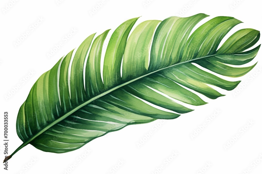 green leaf isolated on white green leaf isolated on white