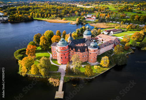 Gripsholm slott castle in sweden photo