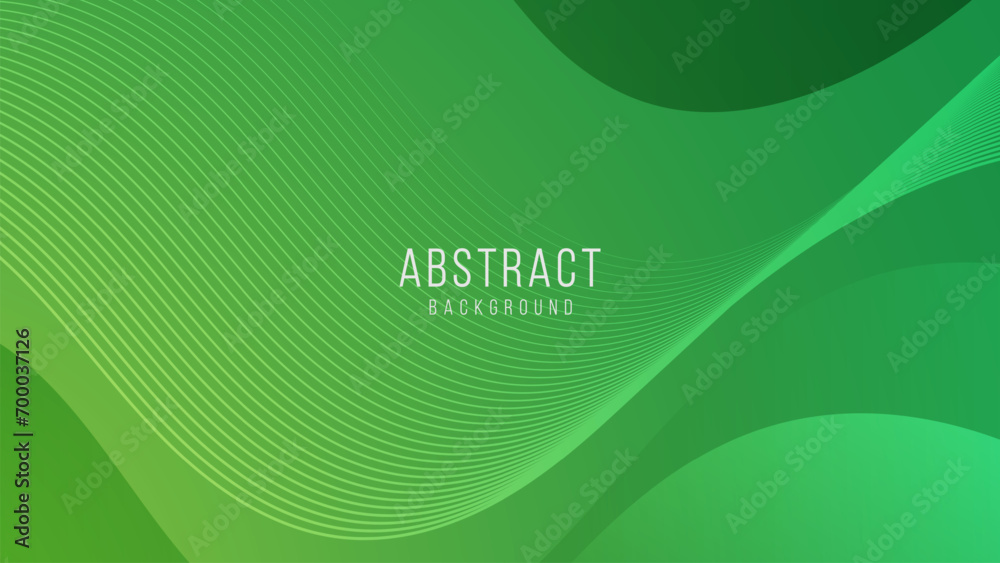 abstract green background with lines waves abstract green background with lines waves