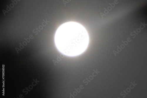 moon light on dark sky image.