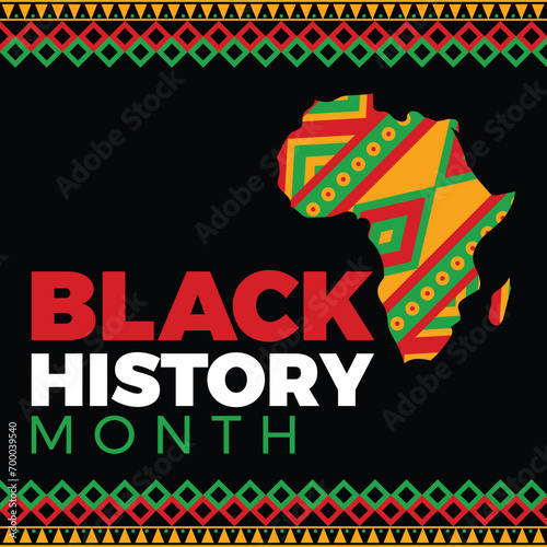 Wallpaper Mural Black History Month Tribute-Unity in History Vector Illustration Design Torontodigital.ca