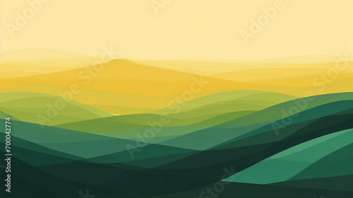 Flat shapeless abstract mustard sage forest green yellow background gradient wallpaper