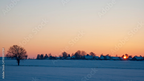 Sunset at the Village