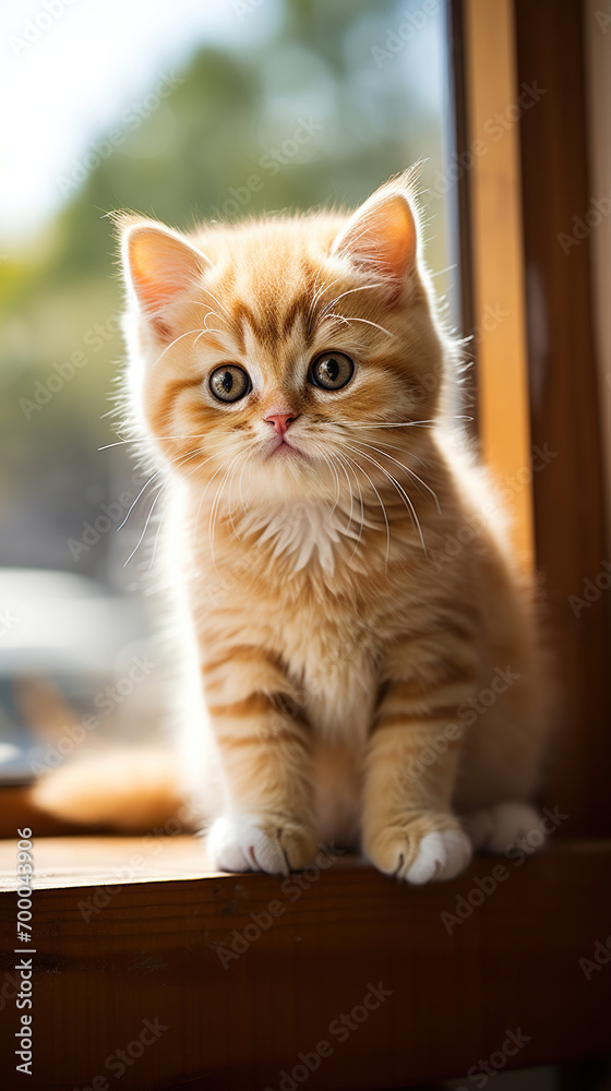 cat on a table. Generative Ai cat on a table. Generative Ai