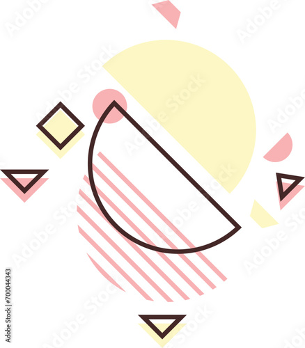Vector Geometric Shape Element