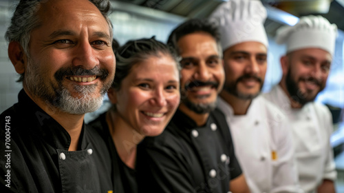 An international team of chefs