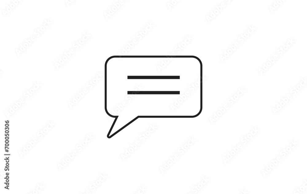 Bubble Text icon vector illustration logo template for many purpose. Isolated on white background Bubble Text icon vector illustration logo template for many purpose. Isolated on white background
