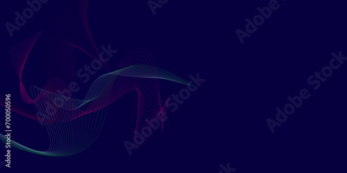Abstract digital future technology concept line background. Presentation, web design, cover, flyer, card, poster, texture, slide, magazine, data visualization. Modern wide banner technology design.