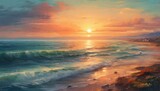 _Sea_coast_on_a_sunset