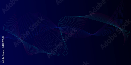 Abstract volume voice technology vibrates wave and music background. Abstract sound, voice, music curved and wave lines background.  Abstract music wave, radio signal, voice background. photo