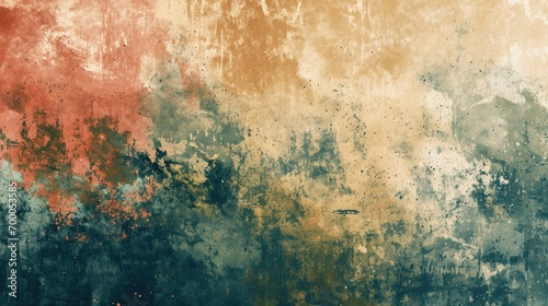 Vintage Grunge Style Background with Abstract Earthy Textures
