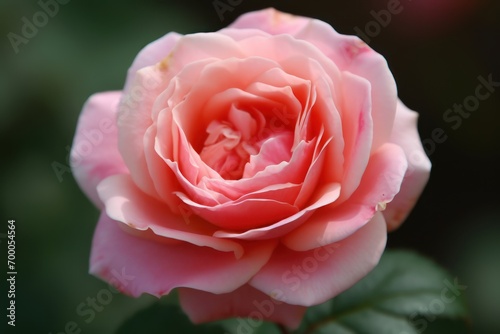 Sweet rose flower with droplets