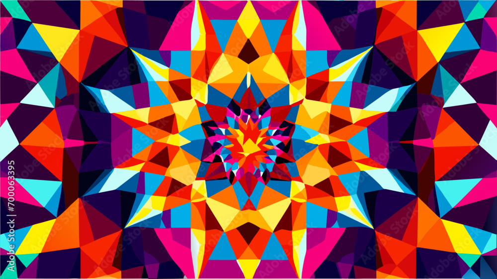 Geometric fractal patterns vektor icon illustation Geometric fractal patterns vektor icon illustation