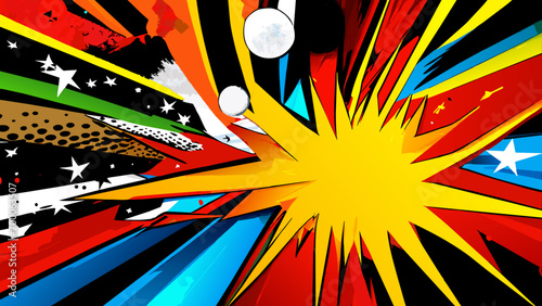 Pop art comic book elements vektor icon illustation