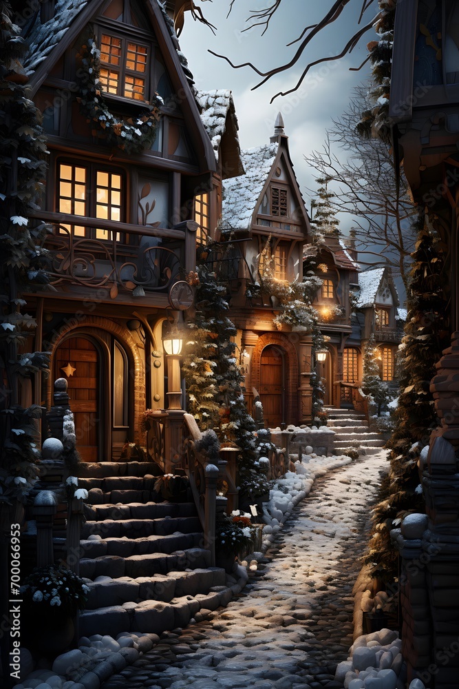 Christmas in the old town of Bad Toelz - Germany, Europe