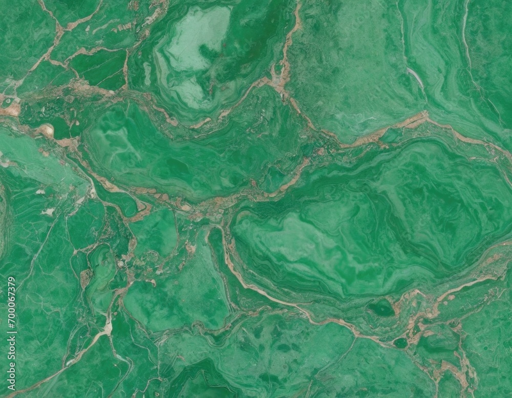 the close up is of a green marble surface