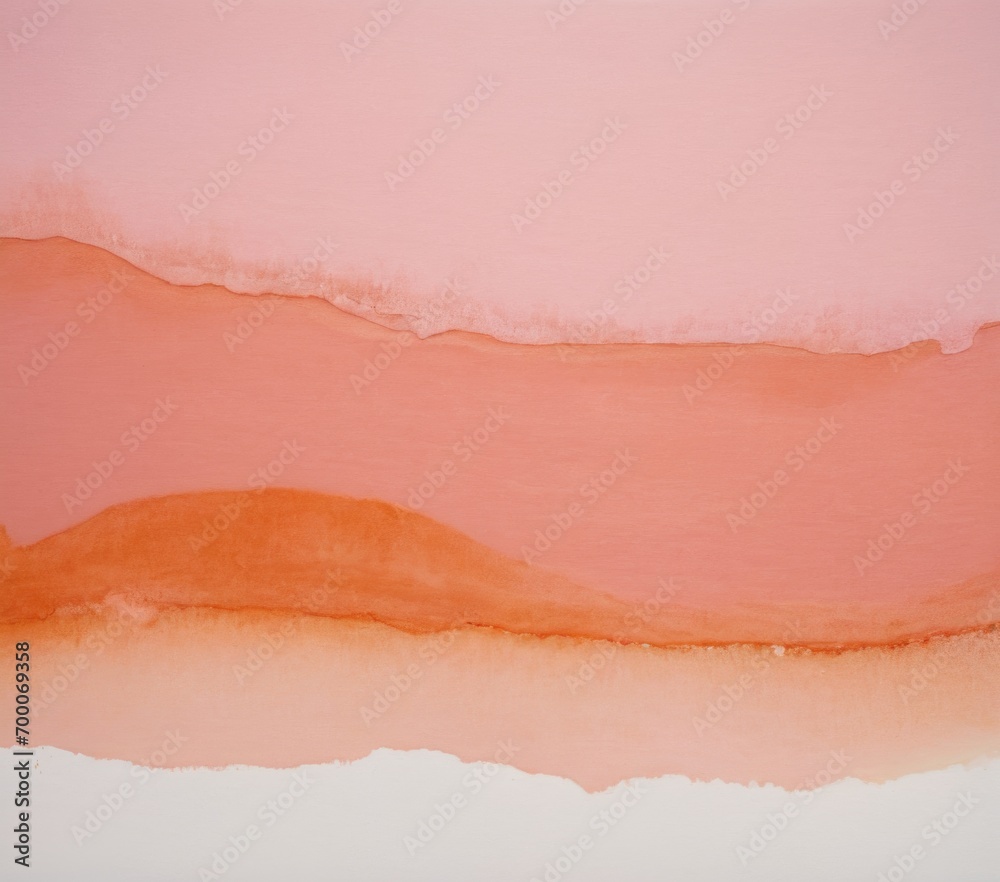 soft blush color paint over a white background