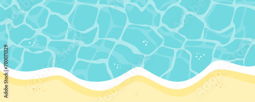 sea beach pattern background. template summer concept. vector illustration