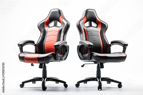 White background with game chairs