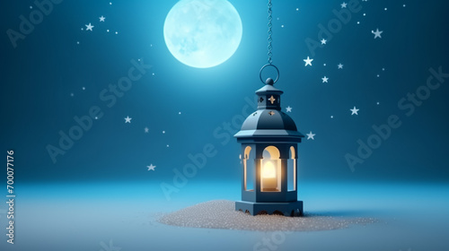 Ramadan Kareem greeting photo of beautiful Arabic lantern
