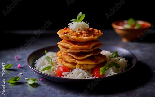 Capture the essence of Kousa Mahshi in a mouthwatering food photography shot photo