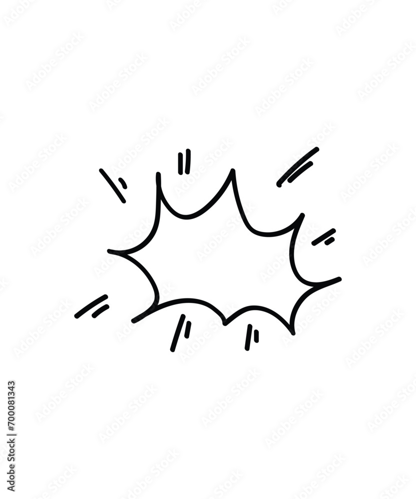 speech bubble hand draw icon, vector best line icon. speech bubble hand draw icon, vector best line icon.
