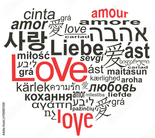 love in different languages of the world